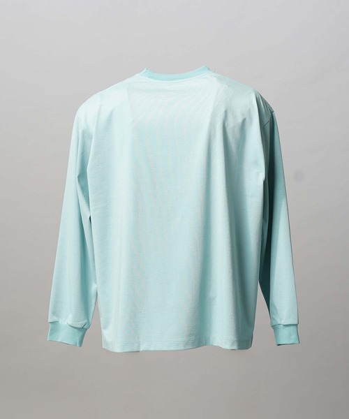 MAISON SPECIAL(メゾンスペシャル)の「《UNISEX》ECIL Plating Prime-Over Crew Neck Long Sleeve T-Shirt/ECILプレーティングプライムオーバーリブクルーネックロングスリーブTシャツ【MAISON SPECIAL/メゾンスペシャル】(Tシャツ/カットソー・メンズ・バーガンディー/ホワイト/チャコールグレー/サックスブルー/ブラック・0/2/1)」の11枚目の写真