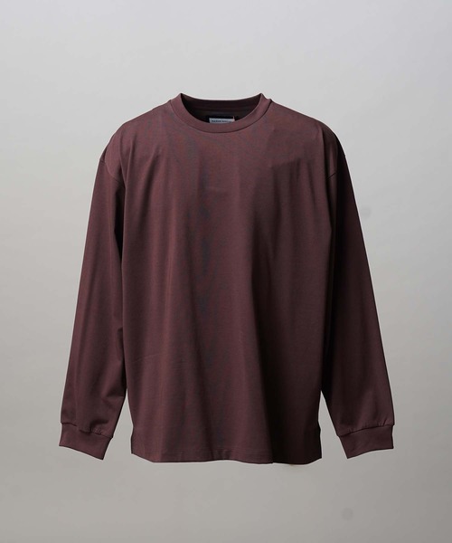 MAISON SPECIAL(メゾンスペシャル)の「《UNISEX》ECIL Plating Prime-Over Crew Neck Long Sleeve T-Shirt/ECILプレーティングプライムオーバーリブクルーネックロングスリーブTシャツ【MAISON SPECIAL/メゾンスペシャル】(Tシャツ/カットソー・メンズ・バーガンディー/ホワイト/チャコールグレー/サックスブルー/ブラック・0/2/1)」の15枚目の写真