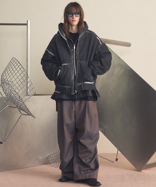 MAISON SPECIAL(メゾンスペシャル)の「《UNISEX》ECIL Plating Prime-Over Crew Neck Long Sleeve T-Shirt/ECILプレーティングプライムオーバーリブクルーネックロングスリーブTシャツ【MAISON SPECIAL/メゾンスペシャル】(Tシャツ/カットソー・メンズ・バーガンディー/ホワイト/チャコールグレー/サックスブルー/ブラック・0/2/1)」の17枚目の写真