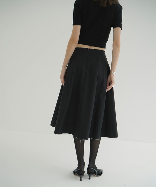 CLANE TUCK DETAIL FLARE SKIRT 2色 CLANE 正規商品 スカート クラネ タック ディテール フレアー
