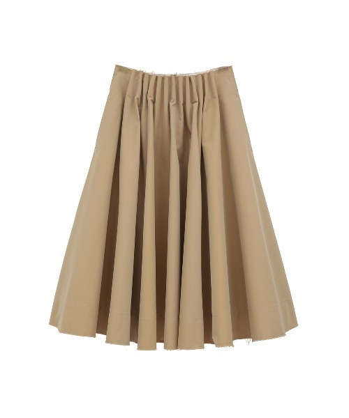 TUCK DETAIL FLARE SKIRT（スカート）｜CLANE（クラネ）の