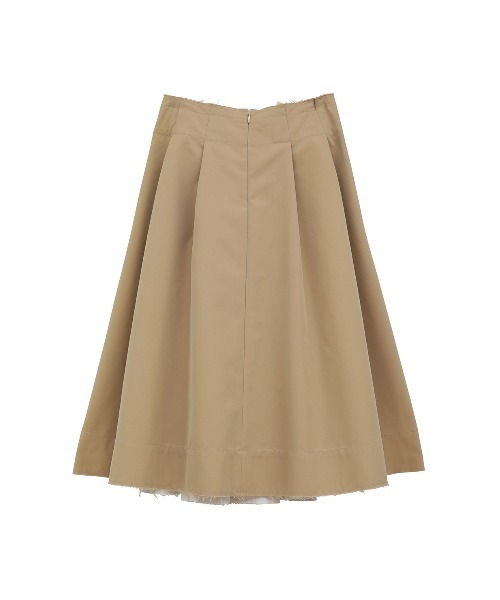 TUCK DETAIL FLARE SKIRT（スカート）｜CLANE（クラネ）の