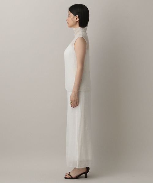 A part by(アパートバイ)の「エアリーウールシアーセットアップ(ワンピース・レディース・グリーン系その他2/グレー系その他2/アイボリー・FREE)」の20枚目の写真