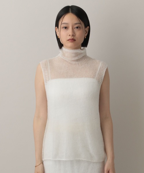 A part by(アパートバイ)の「エアリーウールシアーセットアップ(ワンピース・レディース・グリーン系その他2/グレー系その他2/アイボリー・FREE)」の18枚目の写真