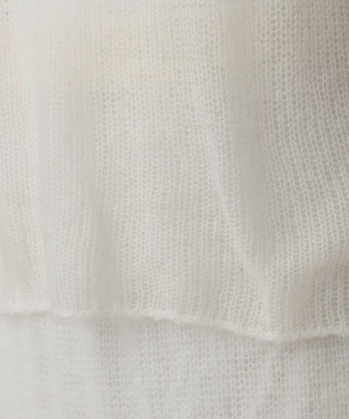 A part by(アパートバイ)の「エアリーウールシアーセットアップ(ワンピース・レディース・グリーン系その他2/グレー系その他2/アイボリー・FREE)」の13枚目の写真