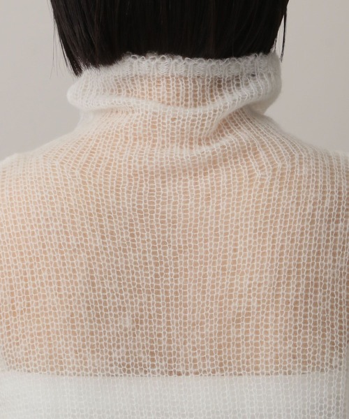 A part by(アパートバイ)の「エアリーウールシアーセットアップ(ワンピース・レディース・グリーン系その他2/グレー系その他2/アイボリー・FREE)」の12枚目の写真