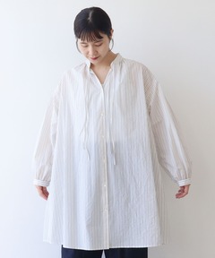 ワンピース mizuiro ind crape stand collar one-piece mizuiroind（ミズイロインド）の「mizuiro ind crape stand