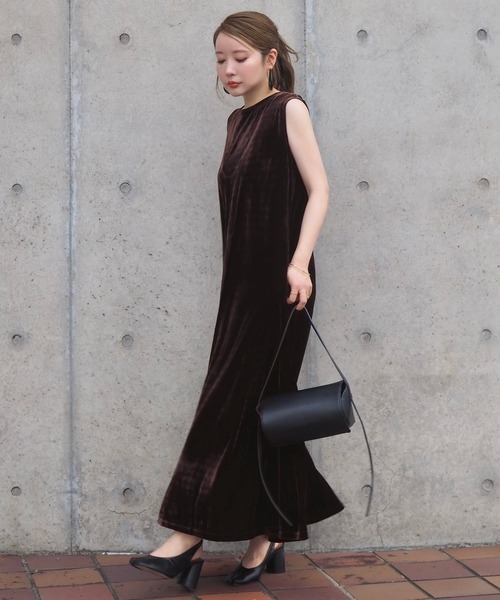 【新品】TELOPLAN（テーロプラン）ロングワンピース ネイビー TELOPLAN｜テーロプランのワンピース通販 - ZOZOTOWN