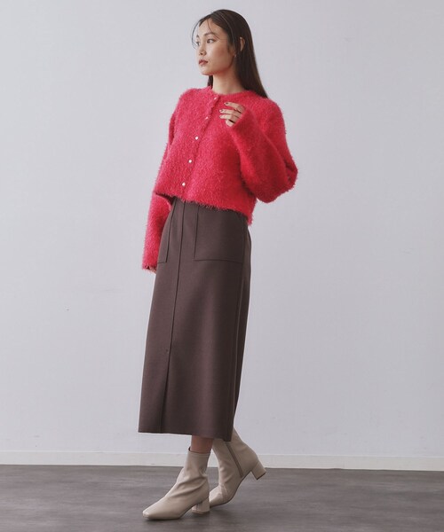 OPAQUE.CLIP（オペークドットクリップ）の「ベーシックショートブーツ【THEシリーズ/抗菌防臭加工】（ブーツ・レディース・ブラウン系その他/ブラック/ナチュラル/ブラック系7・02/01/03）」の8枚目の写真