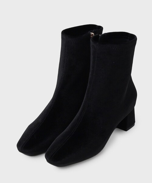 OPAQUE.CLIP（オペークドットクリップ）の「ベーシックショートブーツ【THEシリーズ/抗菌防臭加工】（ブーツ・レディース・ブラウン系その他/ブラック/ナチュラル/ブラック系7・02/01/03）」の13枚目の写真