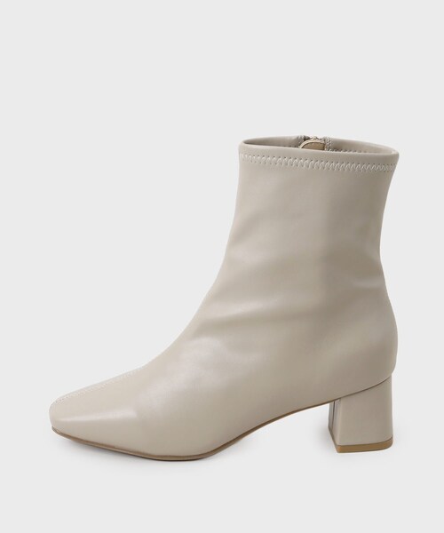 OPAQUE.CLIP（オペークドットクリップ）の「ベーシックショートブーツ【THEシリーズ/抗菌防臭加工】（ブーツ・レディース・ブラウン系その他/ブラック/ナチュラル/ブラック系7・02/01/03）」の14枚目の写真