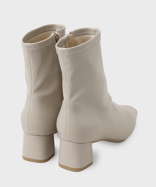 OPAQUE.CLIP（オペークドットクリップ）の「ベーシックショートブーツ【THEシリーズ/抗菌防臭加工】（ブーツ・レディース・ブラウン系その他/ブラック/ナチュラル/ブラック系7・02/01/03）」の16枚目の写真