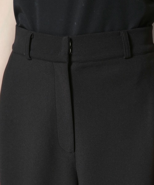NANO universe（ナノユニバース）の「サイドタックカットジョーゼットパンツ（スラックス・レディース・ブラック/レンガ/モカ・FREE）」の14枚目の写真