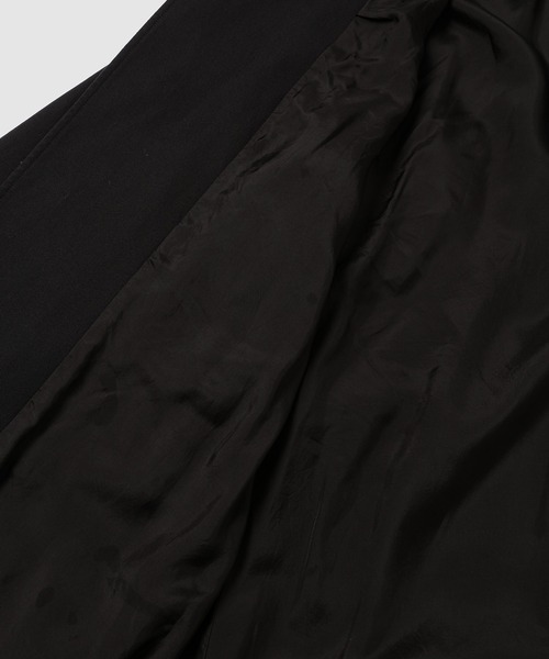 DIGAWEL(ディガウェル)の「Balmacaan coat(ステンカラーコート・メンズ・ブラック/キャメル・2)」の15枚目の写真