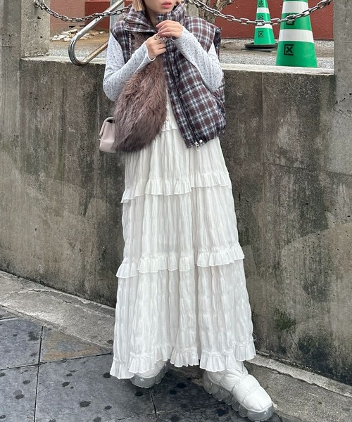 Alley Tokyo（アリートーキョー）の「ふっさふさファーBag（トートバッグ・レディース・ブラウン/オフホワイト・FREE）」の15枚目の写真