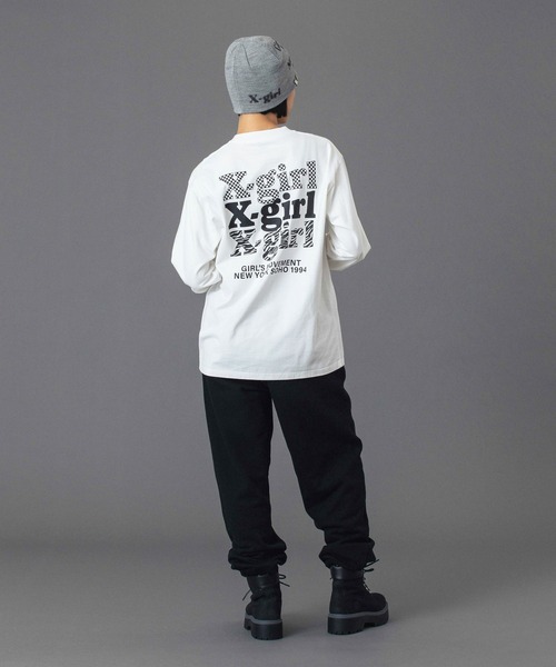 X-girl(エックスガール)の「CHARM ACCENT PRINTED BEANIE(ニットキャップ/ビーニー・レディース・グレー/ブラック/ブラウン・ONE SIZE)」の11枚目の写真