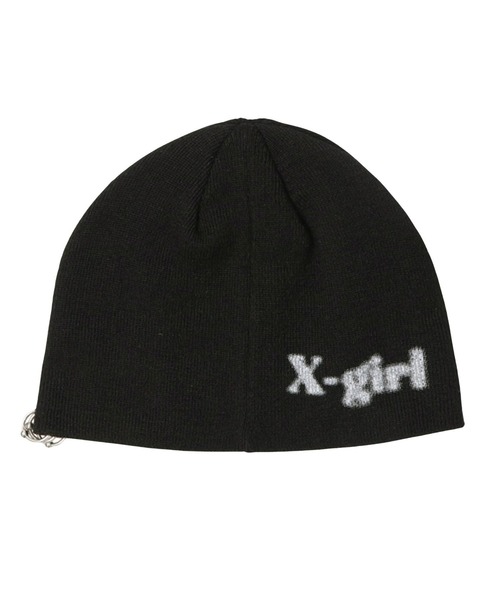 X-girl(エックスガール)の「CHARM ACCENT PRINTED BEANIE(ニットキャップ/ビーニー・レディース・グレー/ブラック/ブラウン・ONE SIZE)」の19枚目の写真