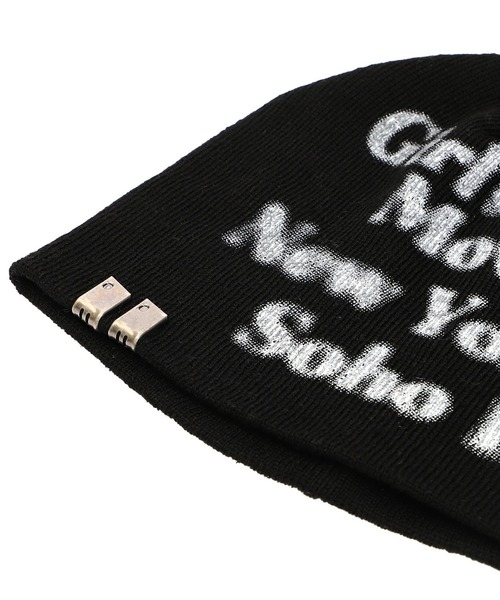 X-girl(エックスガール)の「CHARM ACCENT PRINTED BEANIE(ニットキャップ/ビーニー・レディース・グレー/ブラック/ブラウン・ONE SIZE)」の22枚目の写真