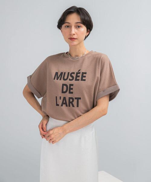 URBAN RESEARCH ROSSO WOMEN(アーバンリサーチ ロッソ)の「CHIGNON ロールアップドルマンカットソー(Tシャツ/カットソー・レディース・ブラック/ホワイト/ベージュ・FREE)」の1枚目の写真