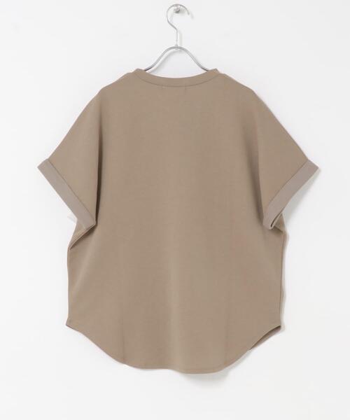 URBAN RESEARCH ROSSO WOMEN(アーバンリサーチ ロッソ)の「CHIGNON ロールアップドルマンカットソー(Tシャツ/カットソー・レディース・ブラック/ホワイト/ベージュ・FREE)」の8枚目の写真