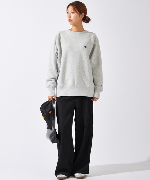 Champion（チャンピオン）の「Champion/チャンピオン RW CREW NECK SWEAT SHIRT リバースウィーブ(R) クルーネックスウェットシャツ（スウェット・メンズ・バーガンディー/ダークネイビー/グレー/ブラック・XL/L/M）」の6枚目の写真