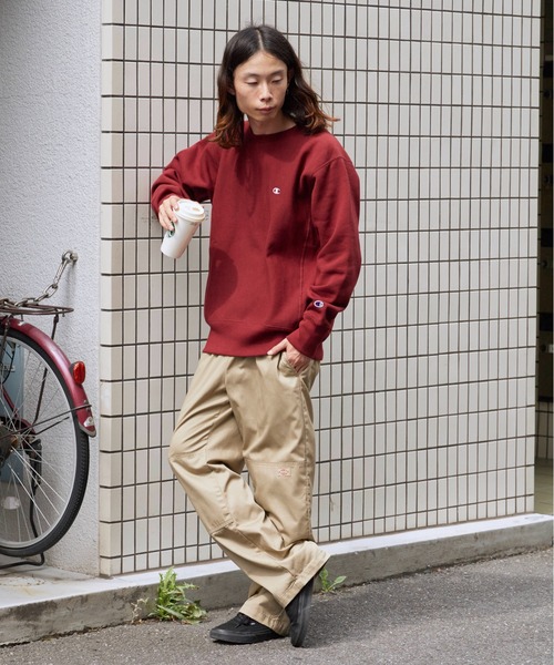 Champion（チャンピオン）の「Champion/チャンピオン RW CREW NECK SWEAT SHIRT リバースウィーブ(R) クルーネックスウェットシャツ（スウェット・メンズ・バーガンディー/ダークネイビー/グレー/ブラック・XL/L/M）」の22枚目の写真