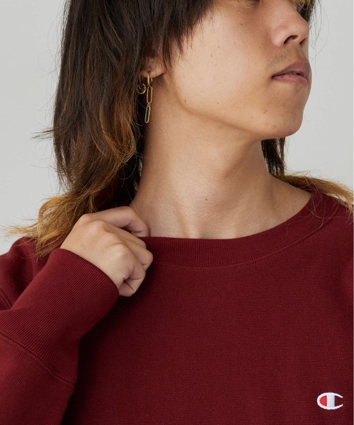 Champion（チャンピオン）の「Champion/チャンピオン RW CREW NECK SWEAT SHIRT リバースウィーブ(R) クルーネックスウェットシャツ（スウェット・メンズ・バーガンディー/ダークネイビー/グレー/ブラック・XL/L/M）」の19枚目の写真