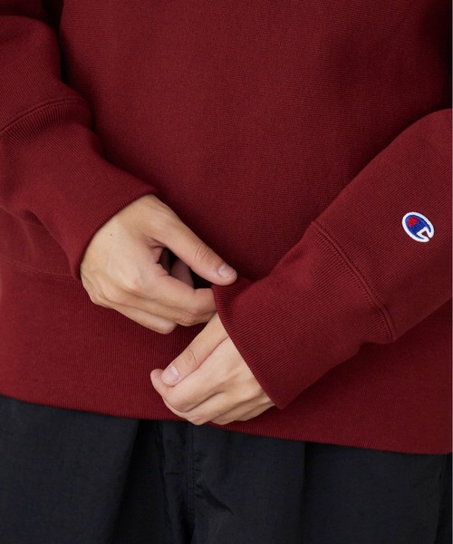 Champion（チャンピオン）の「Champion/チャンピオン RW CREW NECK SWEAT SHIRT リバースウィーブ(R) クルーネックスウェットシャツ（スウェット・メンズ・バーガンディー/ダークネイビー/グレー/ブラック・XL/L/M）」の10枚目の写真