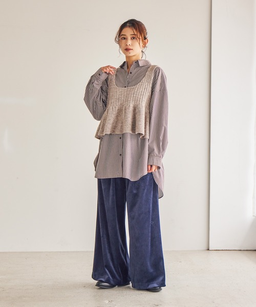 7ゲージ切り替えフレアベスト（ベスト）｜studio CLIP（スタディオ