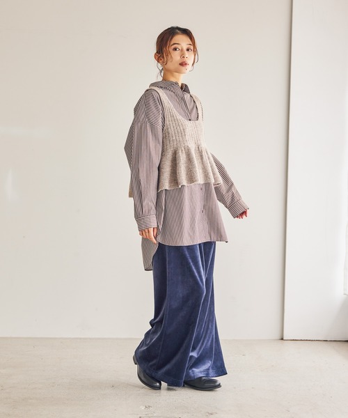 7ゲージ切り替えフレアベスト（ベスト）｜studio CLIP（スタディオ