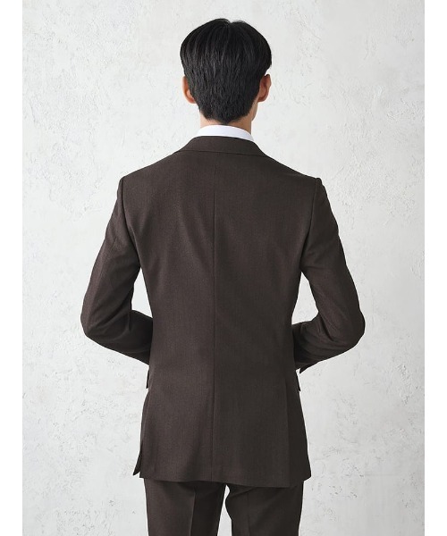 Perfect Suit FActory(パーフェクトスーツファクトリー)の「《WOOLY WASH SUIT》WEB限定スーツ【洗える/ウールライク】ストライプ ブラウン(スーツセット・メンズ・ダークブラウン・AB5/AB6/Y5/Y6/A5/A6/AB7/BB5/BB6/AB8/Y4/A7/A4/BB4/BB7/BB8/A8/AB4/Y7)」の7枚目の写真