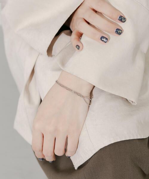 SMELLY（スメリー）の「ステンレスデザインチェーンブレスレット（ブレスレット・レディース・シルバー・-）」の3枚目の写真