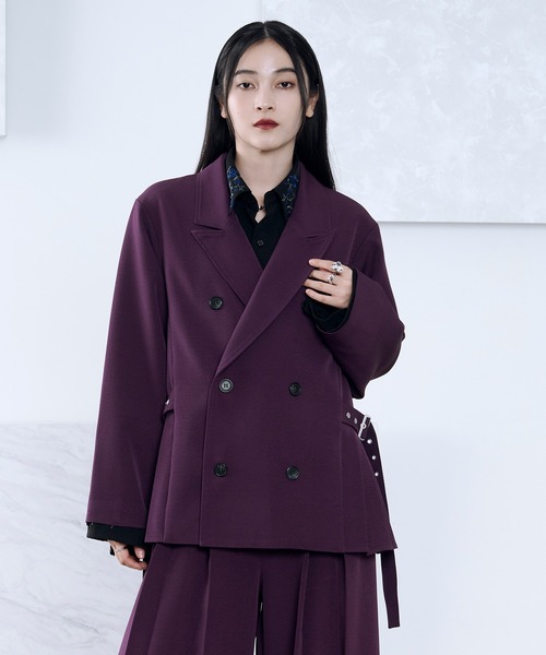 Ellno Loset（エルノロゼット）の「サイドプリーツハトメベルト