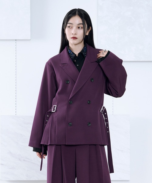 Ellno Loset（エルノロゼット）の「サイドプリーツハトメベルト