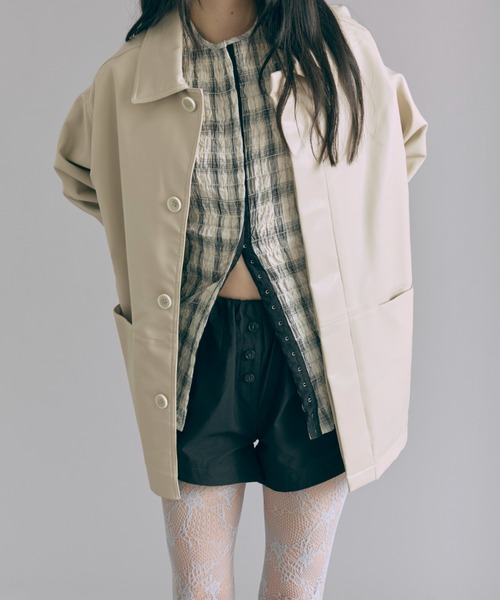 EN NEUME エンノイム　Smocked Check Blouse EN NEUME（エンノイム）の「Smocked Check Blouse（シャツ