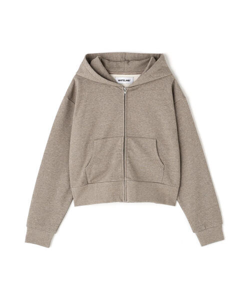 WHITELAND(ホワイトランド)の「WHITELAND/ホワイトランド/ZIP UP SHORT HOODIE(パーカー・レディース・ブラウン/ブラウン系その他4・F)」の12枚目の写真