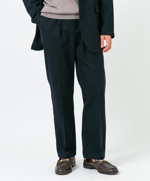 URBAN RESEARCH ROSSO MEN（アーバンリサーチロッソメン）の「『蓄熱 / XLサイズあり』アーバンリラックスサーモライトネルスラックス（スーツパンツ・メンズ・ブラウン系その他/ブラック/チャコールグレー/ネイビー・SMALL/MEDIUM/LARGE/X-LARGE）」の4枚目の写真