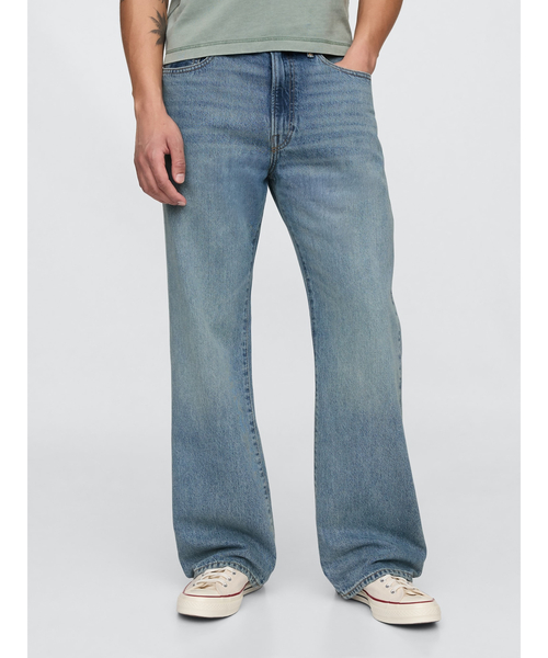 セール】ルーズフィット ブーツカットデニム（デニムパンツ）｜GAP