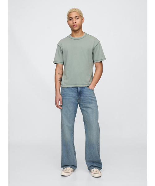 ルーズフィット ブーツカットデニム（デニムパンツ）｜GAP（ギャップ