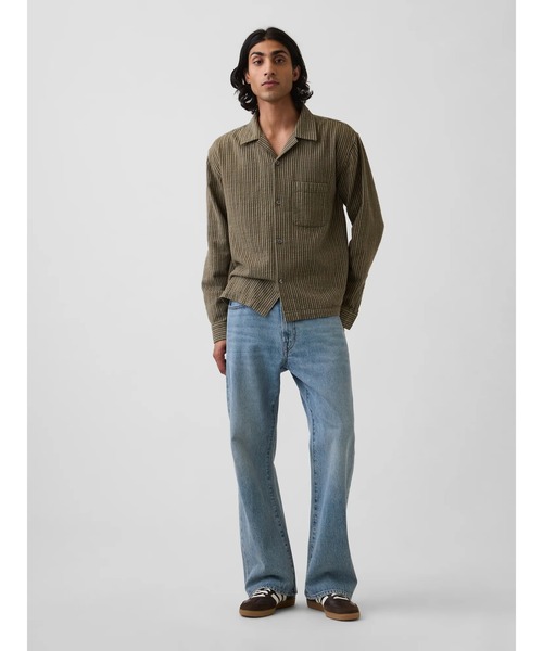 GAP（ギャップ）の「ルーズフィット ブーツカットデニム（デニムパンツ・メンズ・ライトインディゴブルー・28W 30L/29W 30L/30W 30L/31W 30L/32W 30L/32W 32L/33W 32L/34W 32L/36W 32L/31W 32L）」の9枚目の写真