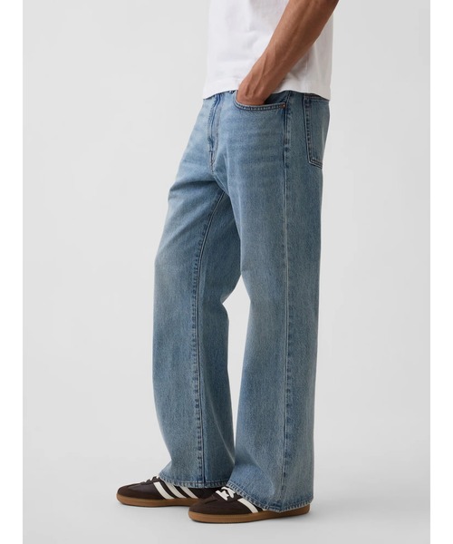 GAP（ギャップ）の「ルーズフィット ブーツカットデニム（デニムパンツ・メンズ・ライトインディゴブルー・28W 30L/29W 30L/30W 30L/31W 30L/32W 30L/32W 32L/33W 32L/34W 32L/36W 32L/31W 32L）」の14枚目の写真