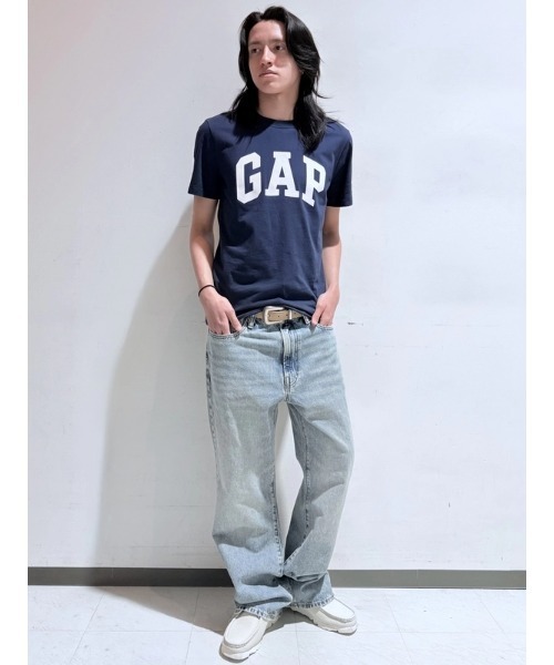 GAP（ギャップ）の「ルーズフィット ブーツカットデニム（デニムパンツ・メンズ・ライトインディゴブルー・28W 30L/29W 30L/30W 30L/31W 30L/32W 30L/32W 32L/33W 32L/34W 32L/36W 32L/31W 32L）」の7枚目の写真