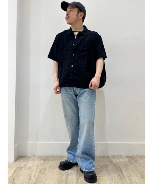 GAP（ギャップ）の「ルーズフィット ブーツカットデニム（デニムパンツ・メンズ・ライトインディゴブルー・28W 30L/29W 30L/30W 30L/31W 30L/32W 30L/32W 32L/33W 32L/34W 32L/36W 32L/31W 32L）」の6枚目の写真