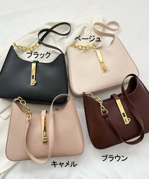 shoppinggo（ショッピングゴー）の「トートバッグ レディース ワンショルダーバッグ 軽い 軽量 柔らかい 小さめ 肩掛け（トートバッグ・レディース・キャメル/ブラウン/ブラック/ベージュ・FREE）」の22枚目の写真