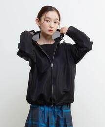 シースルージップアップパーカー