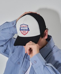 schott(�V���b�g)�́ySCHOTT�z�V���b�g MESH CAP ���b�V���L���b�v ���B���e�[�WUSA���S �A�����J���e�C�X�g SC147 CBS(�L���b�v)