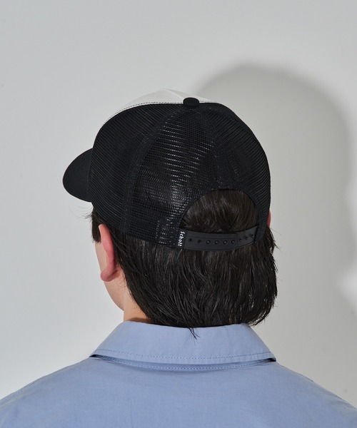 schott(ショット)の「【SCHOTT】ショット MESH CAP メッシュキャップ ヴィンテージUSAロゴ アメリカンテイスト SC147 CBS(キャップ・メンズ・ブラック/ホワイト/ブラウン・FREE)」の12枚目の写真