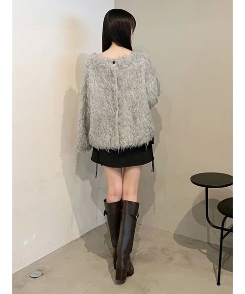 OUNNOUN(オウンノウン)の「【OUNNOUN】フリルデザインミニスカート(スカート・レディース・グレー/ブラック・SMALL/MEDIUM)」の21枚目の写真