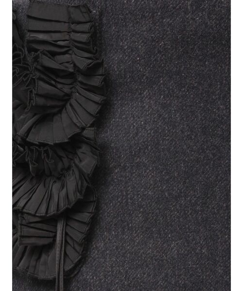 OUNNOUN(オウンノウン)の「【OUNNOUN】フリルデザインミニスカート(スカート・レディース・グレー/ブラック・SMALL/MEDIUM)」の11枚目の写真