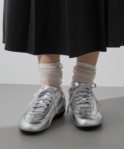 PUMA(プーマ)の「【PUMA】SPEEDCAT SILVER WNS スピードキャット シルバー(スニーカー・レディース・シルバー/シルバー系1・25cm/24.5cm/24cm/22.5cm/23cm/23.5cm/25.5cm)」の21枚目の写真